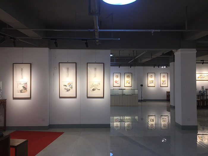 艺术为人民 新年钜献 崔东湑 任清中国画精品展”在大铁像艺术馆开展