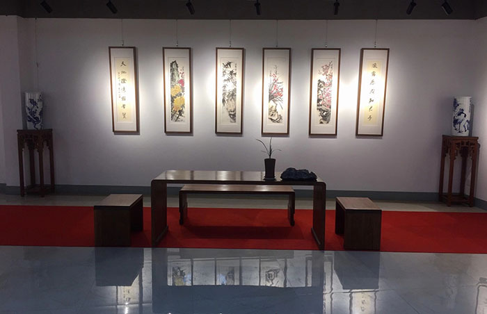 艺术为人民 新年钜献 崔东湑 任清中国画精品展”在大铁像艺术馆开展