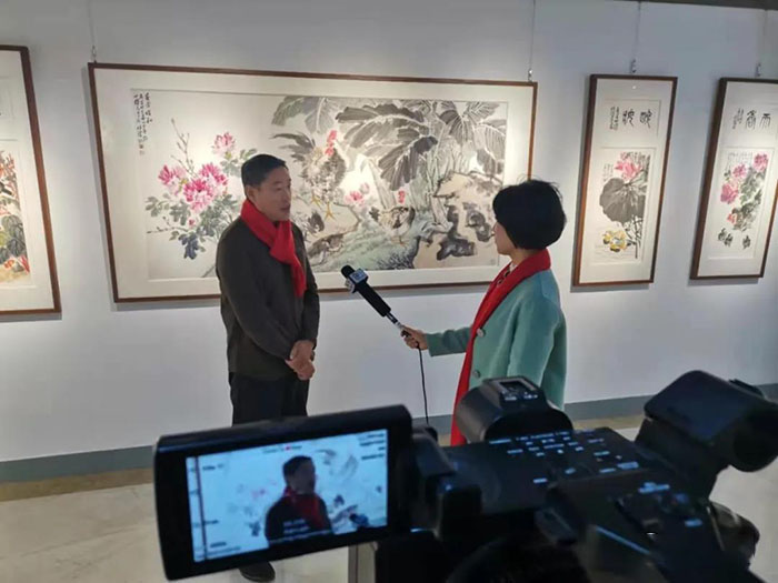 崔东湑 任清中国画精品展在大铁像艺术馆盛大开幕
